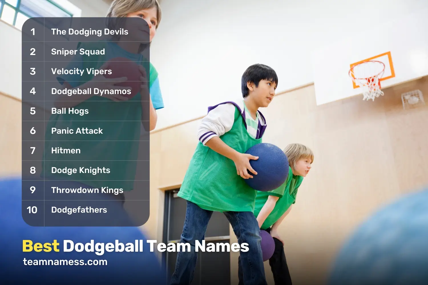 Best Dodgeball Team Names