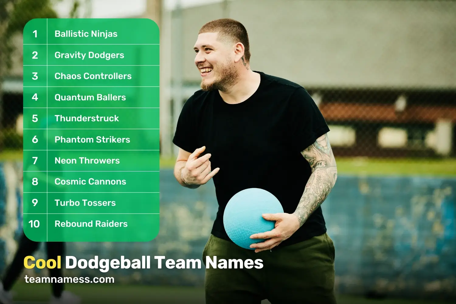 Cool Dodgeball Team Names