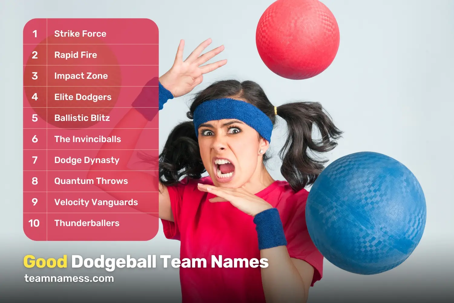 Good Dodgeball Team Names