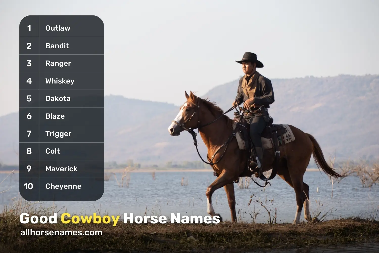 Good Cowboy Horse Names