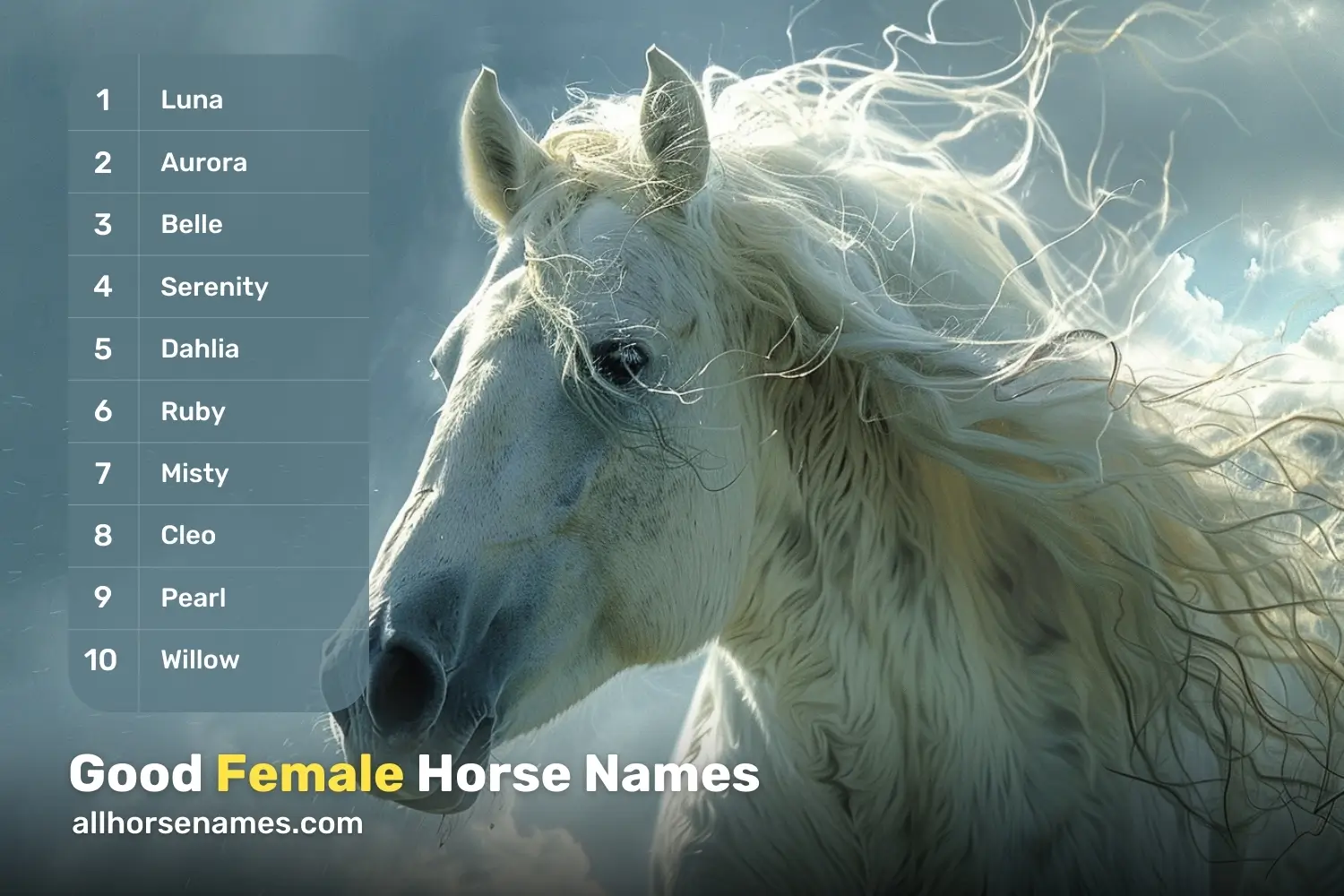 Good Female Horse Names
