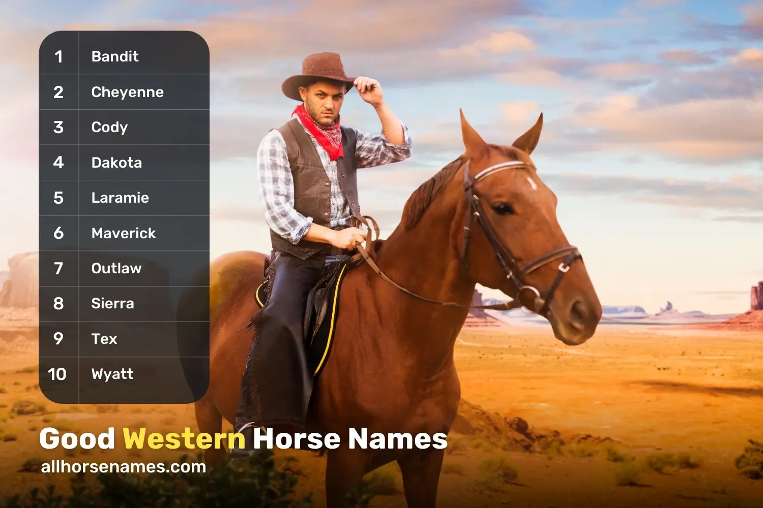 Good Western Horse Names