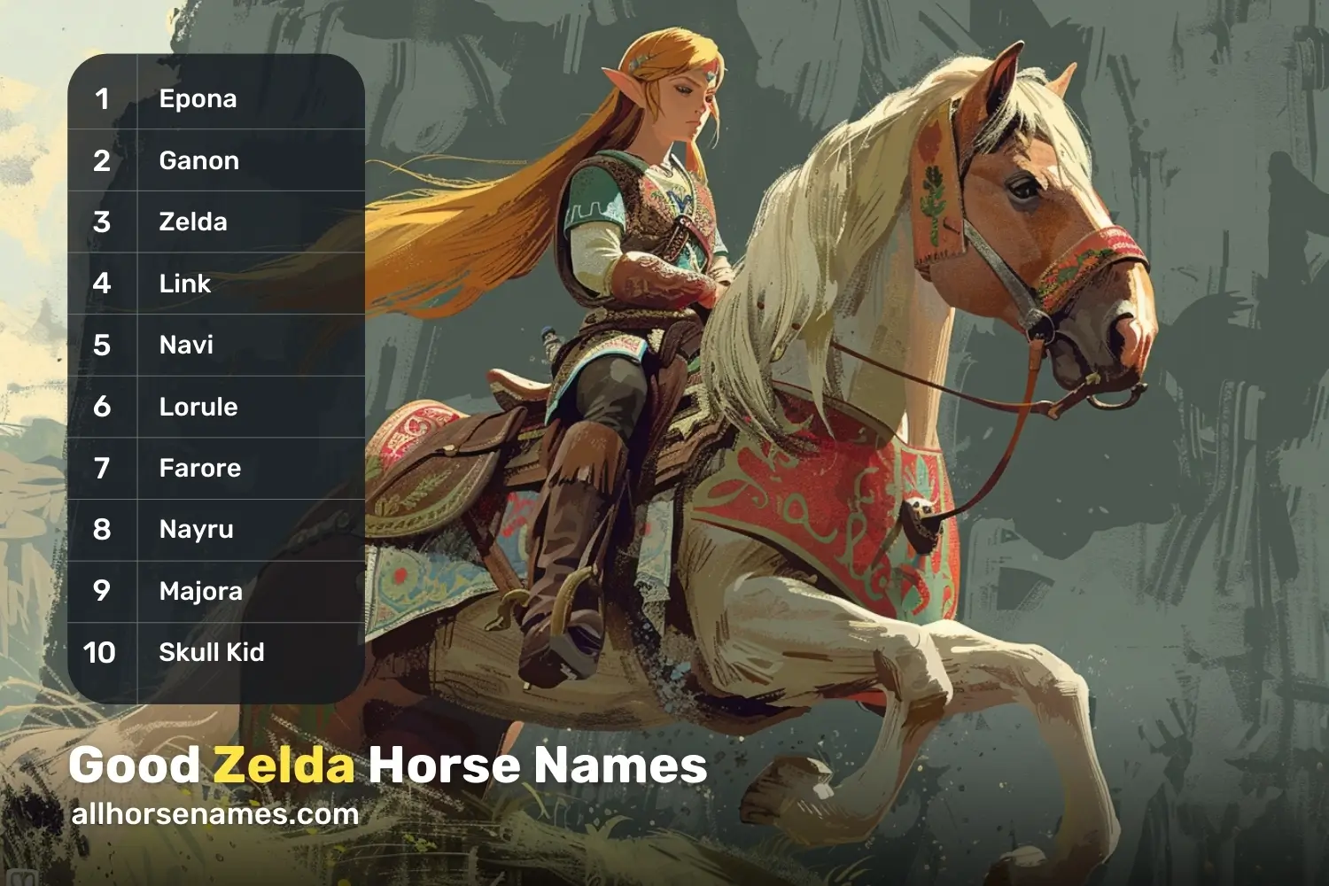 Good Zelda Horse Names